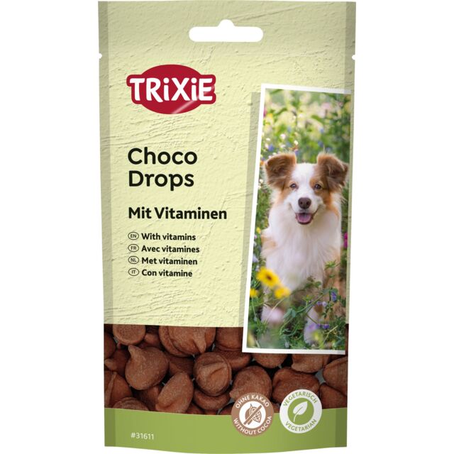 1.7_31614 TRIXIE Šokolado lašeliai, 350 g (pak.6) nauja pakuotė