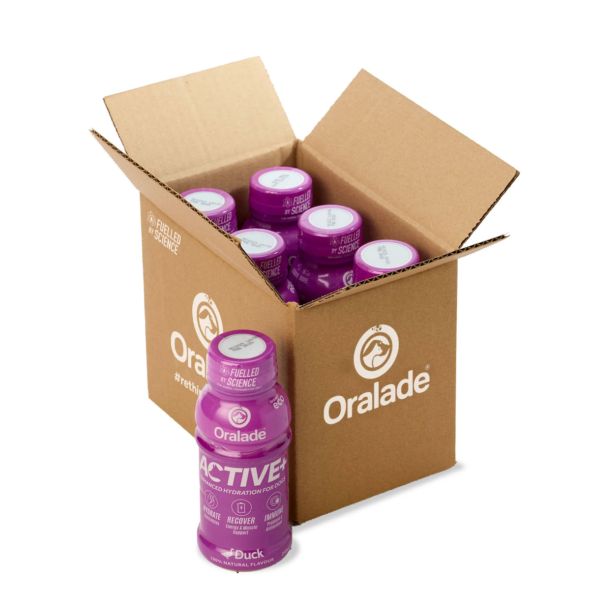 Oralade Active+ izotoninis gėrimas šunims, antienos skonio 250 ml