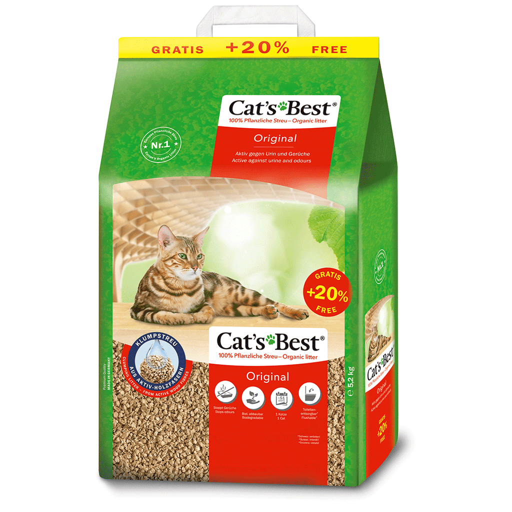Cat’s Best Original kraikas katėms, 10+2 l