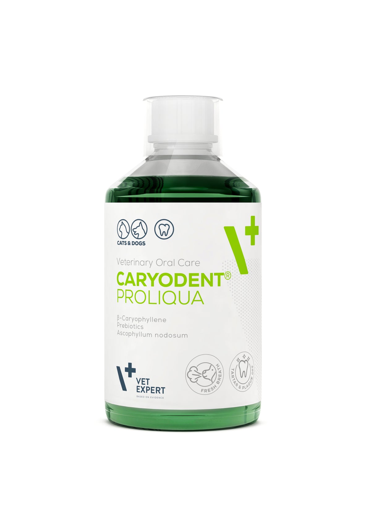 Caryodent burnos ertmės skystis į vandenį šunims ir katėms 250 ml