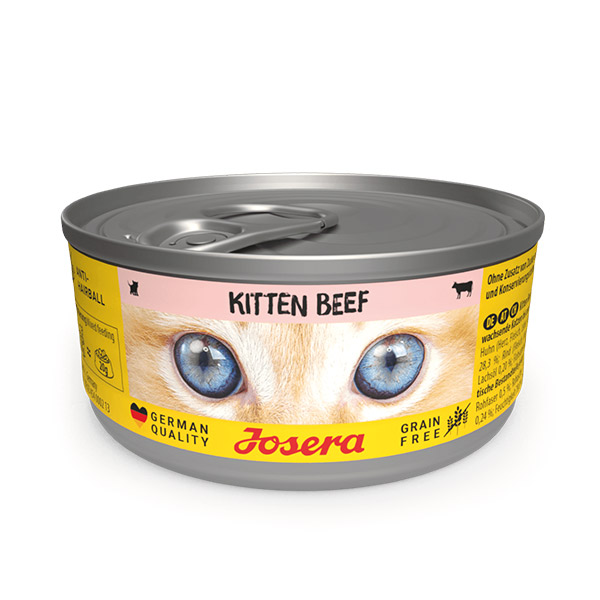 Josera Kitten konservai kačiukams su jautiena, 85 g