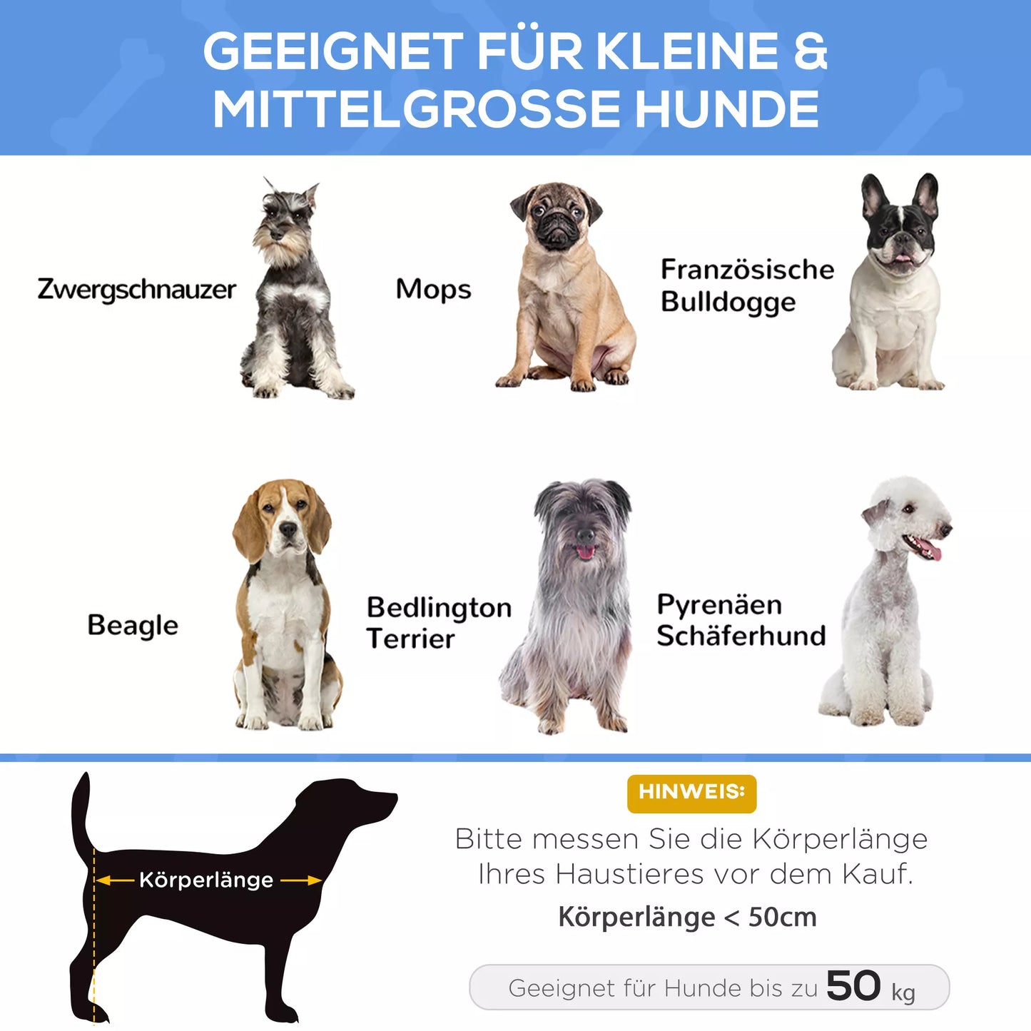 Šunų lova, paaukštinta konstrukcija, tinklelio užvalkalas, plieninis rėmas, 29 x 91 x 69 cm, juoda