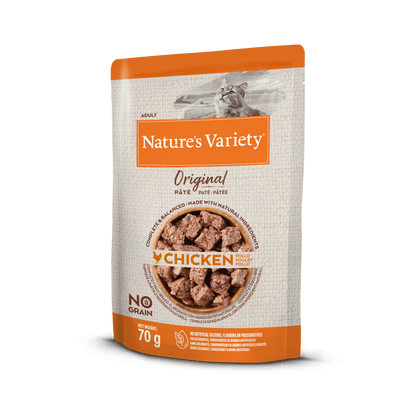 Nature's Variety mitrā oriģinālā kaķu barība konservētā ar vistu 70 g