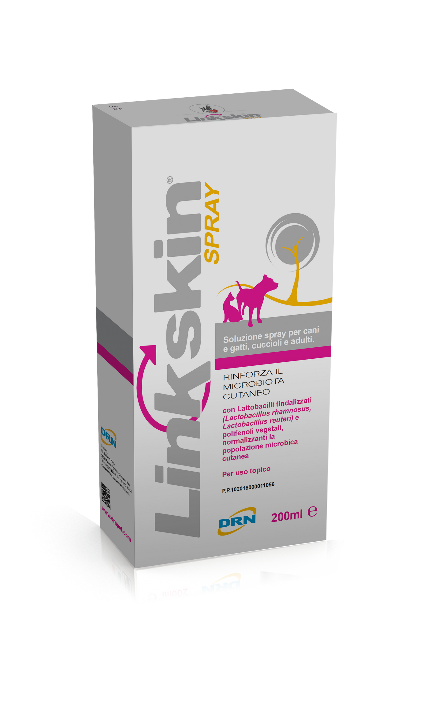 LINKSKIN Soluzione Spray Purškiklis šunims ir katėms odai 200ml