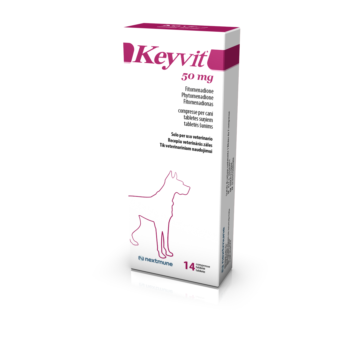 Keyvit 50 mg tabletės šunims N14