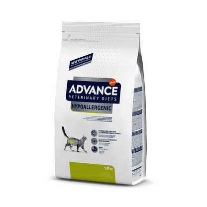 Advance Veterinary Diets Hypoallergenic cat Sausas maistas katėms turinčioms alergiją 1,25 kg