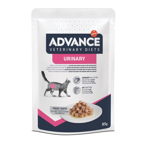 Advance Veterinary Diets Wet Urinary Cat Šlapias maistas katėms sergančioms šlapimo takų ligomis 85 g x 12 vnt.
