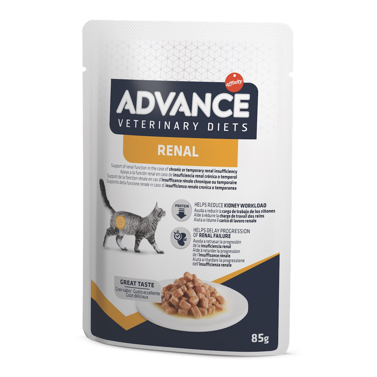 Advance Veterinary Diets mitrā barība kaķiem ar nieru slimībām 85 g x 12 gab.