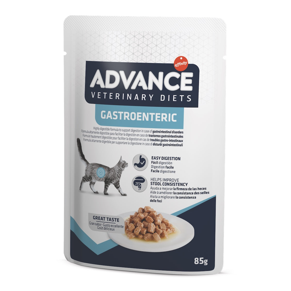Advance Veterinary Diets Wet Gastro Sensitive Cat Šlapias maistas katėms turinčioms jautrų virškinamąjį traktą 85 g x 12 vnt