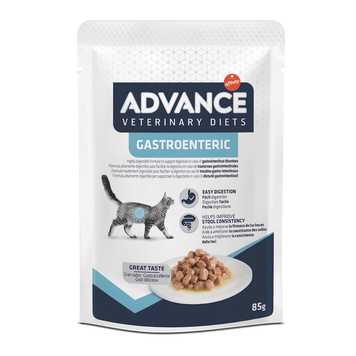Advance Veterinary Diets Wet Gastro Sensitive Cat Šlapias maistas katėms turinčioms jautrų virškinamąjį traktą 85 g x 12 vnt