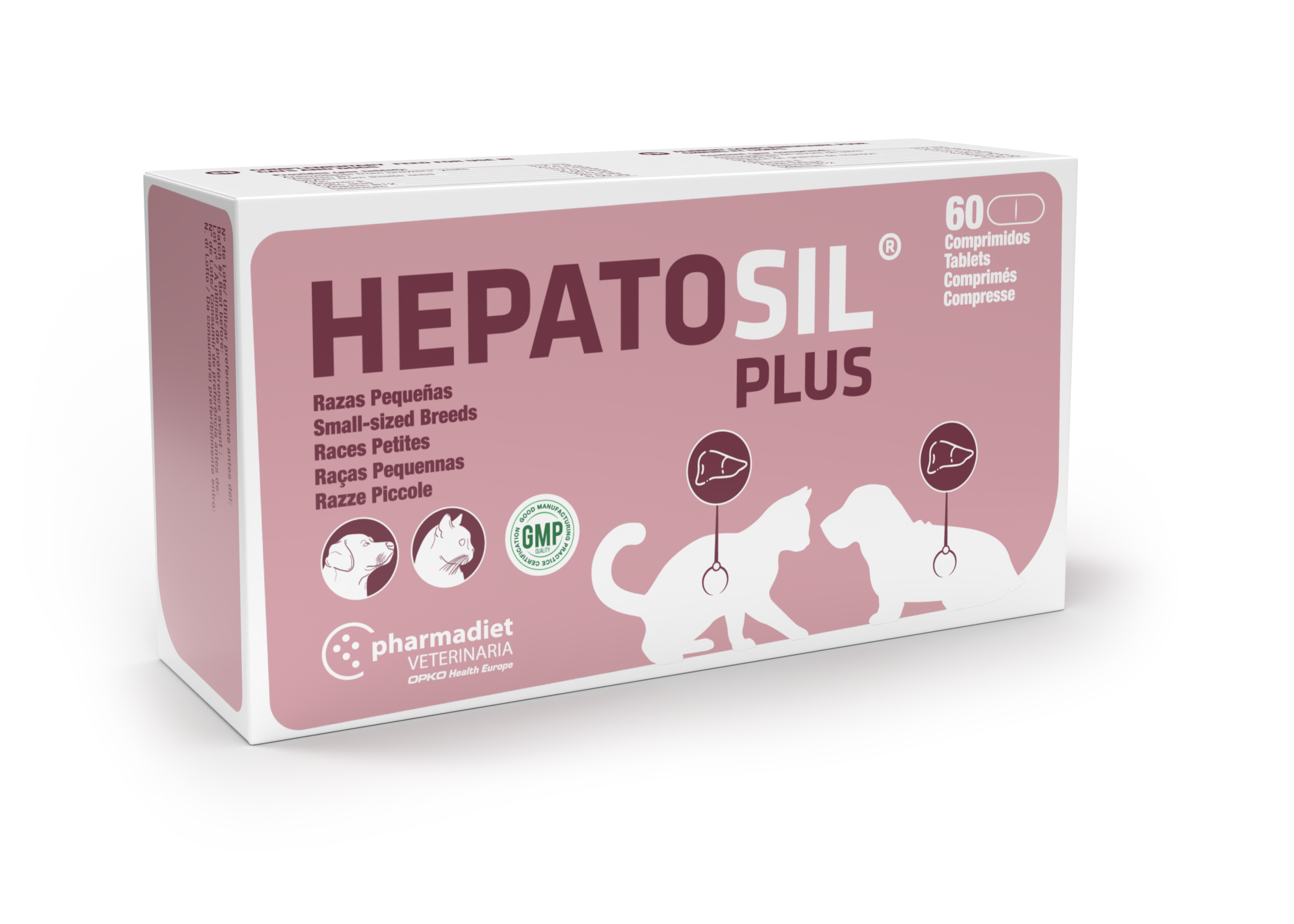 Hepatosil Plus Small Dogs&Cats Pašaro papildas kepenims mažųjų veislių šunims ir katėms N60