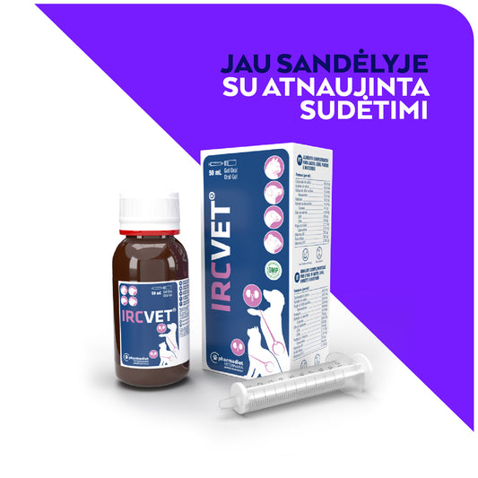 Ircvet Gel Geriamasis pašaro papildas esant lėtiniam inkstų nepakankamumui 50 ml