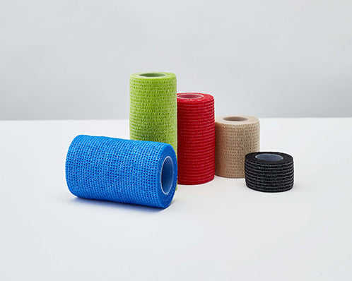 CPK-Sport (1515) Kompresiniai, atraminiai tvarščiai 10 cm x 4,5 m žalia. N1