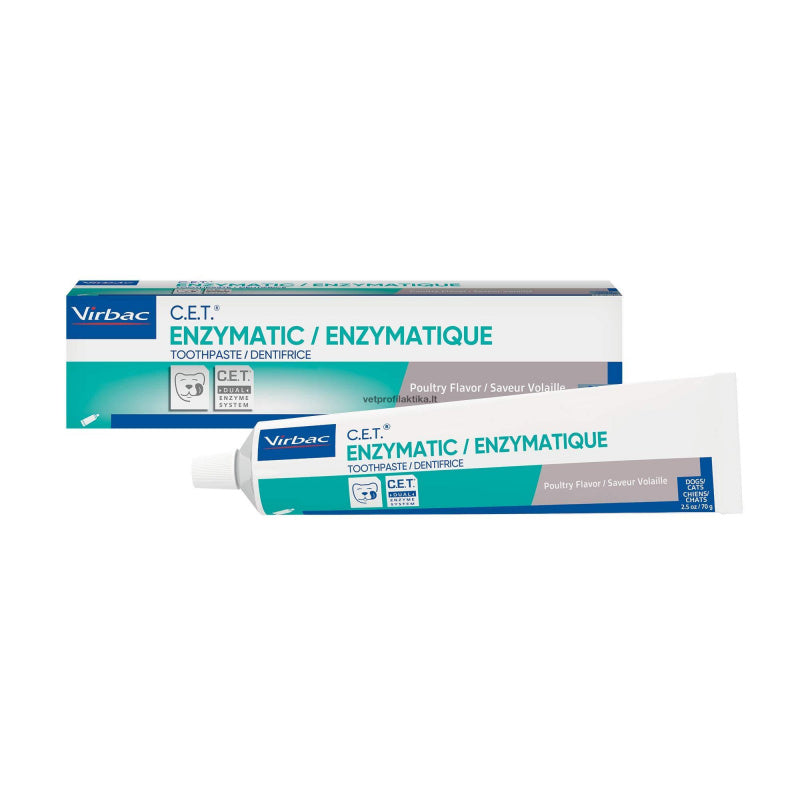 C.E.T Enzymatic Toothpaste Dantų pasta šunims ir katėms 70 g