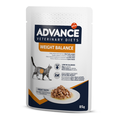Advance Veterinary Diets WET Weight Balance Cat Šlapias maistas katėms svorio kontroliavimui 85G*12vnt