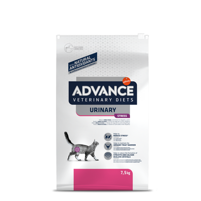 Advance Veterinary Diets Urinary Stress Cat sausā barība kaķiem ar urīnceļu slimībām 7,5 kg