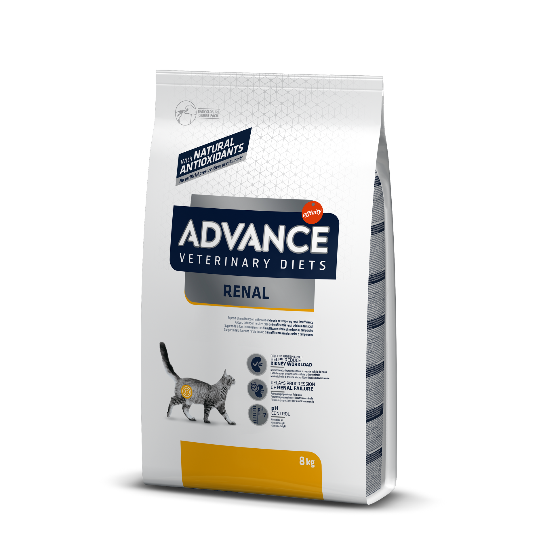 Advance Veterinary Diets Renal Sausas maistas katėms, sergančioms inkstų ligomis 8 kg