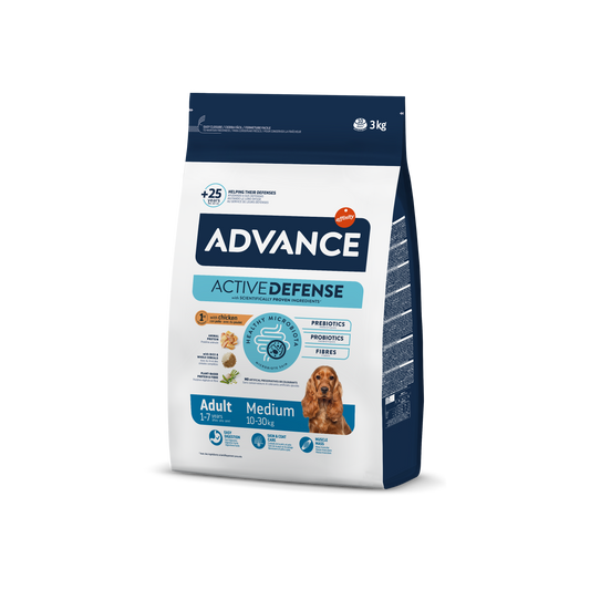 Advance Medium adult Sausas maistas vidutinių veislių suaugusiems šunims 3 kg