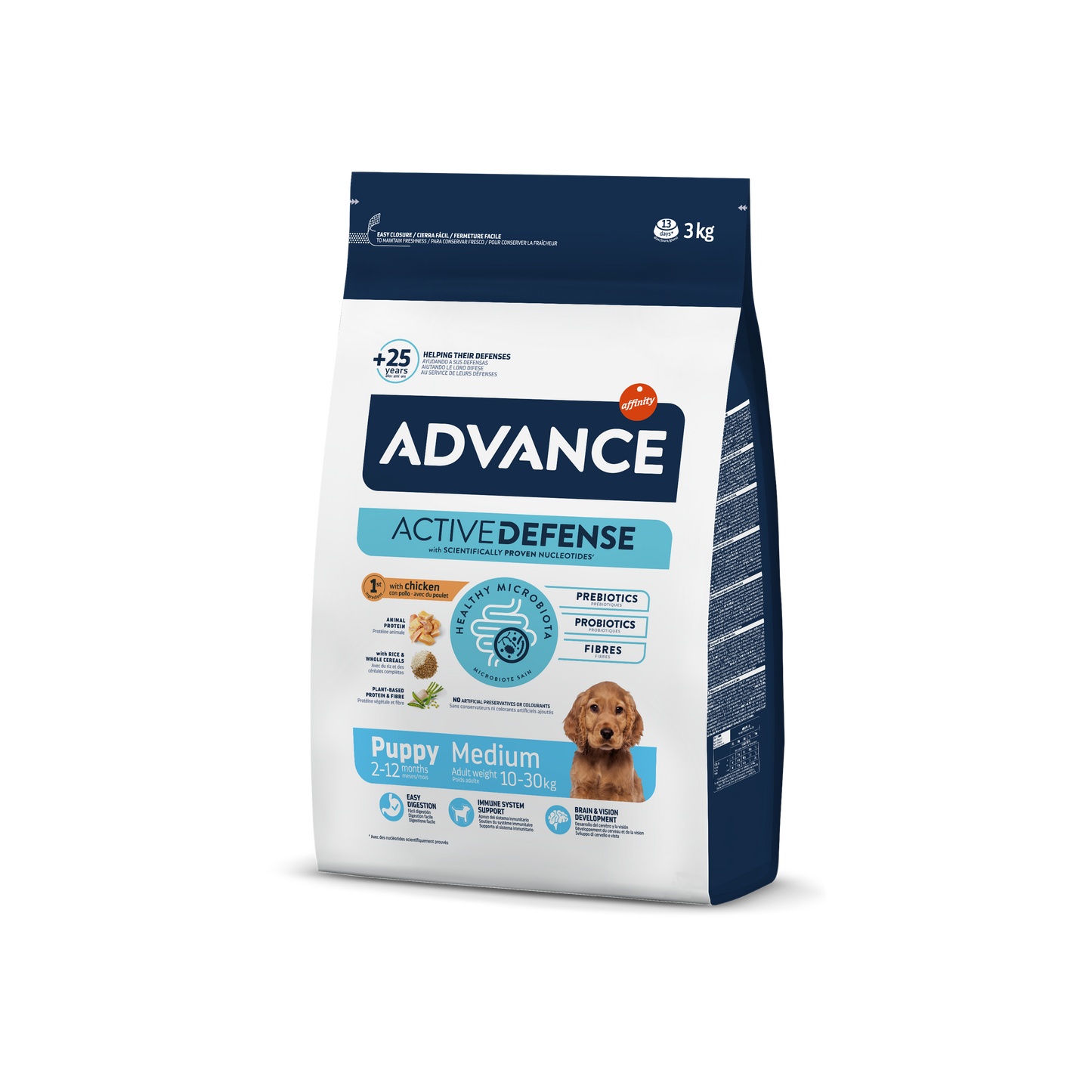 Advance Puppy Medium Sausas maistas vidutinių veislių šuniukams 3 kg