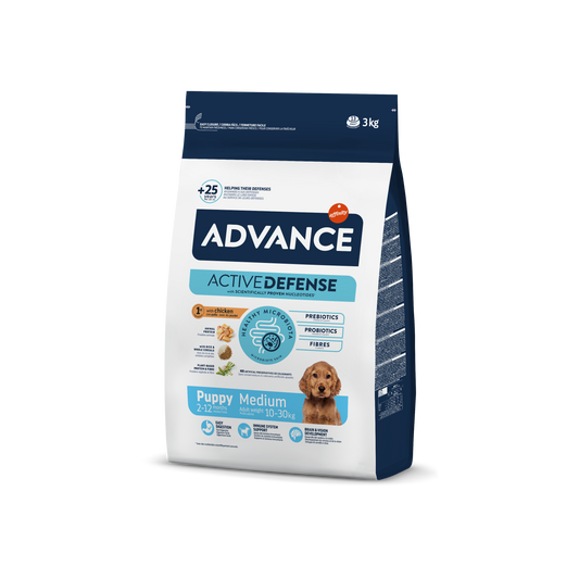 Advance Puppy Medium Sausas maistas vidutinių veislių šuniukams 3 kg