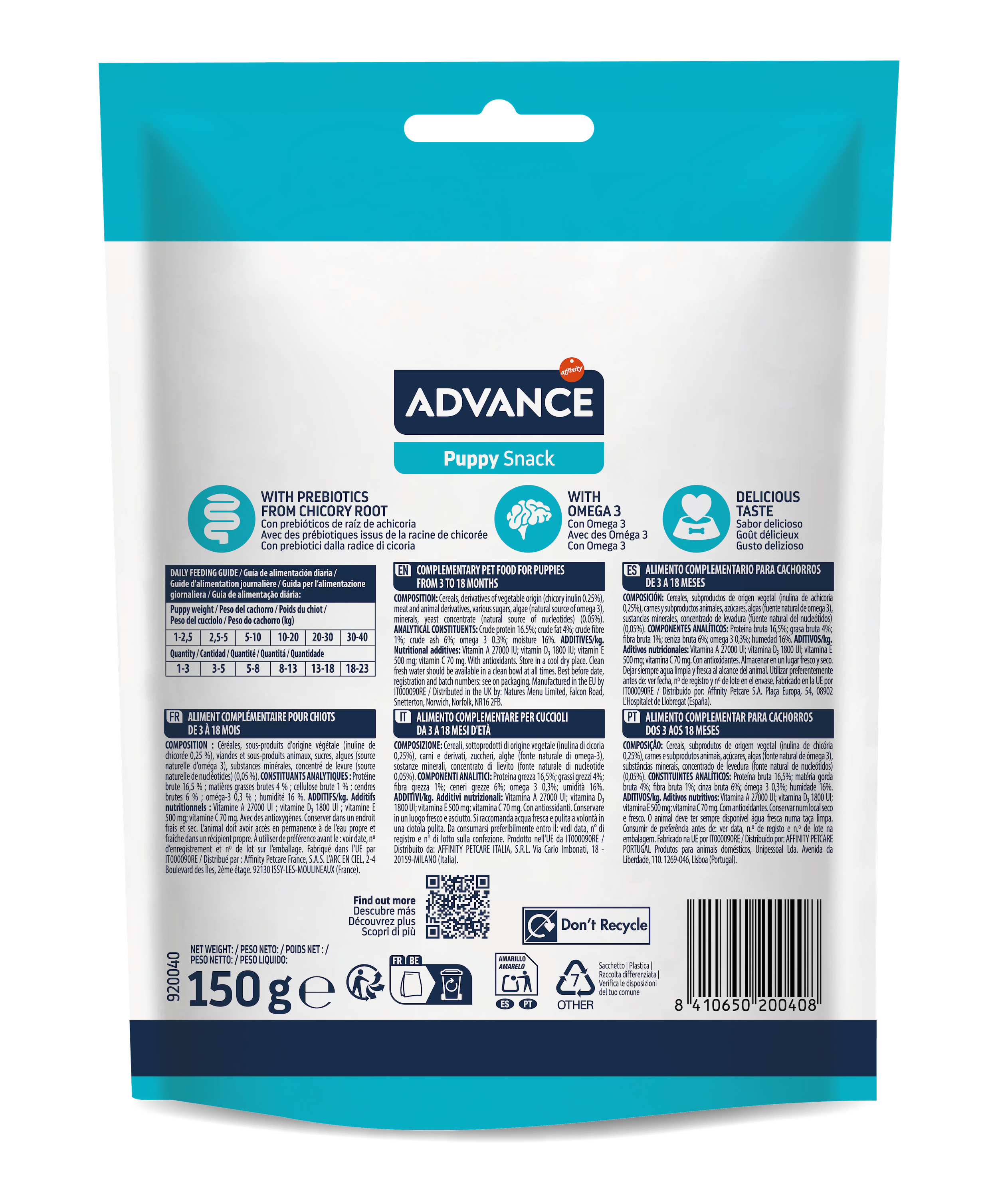 Advance Puppy Snack 150 g