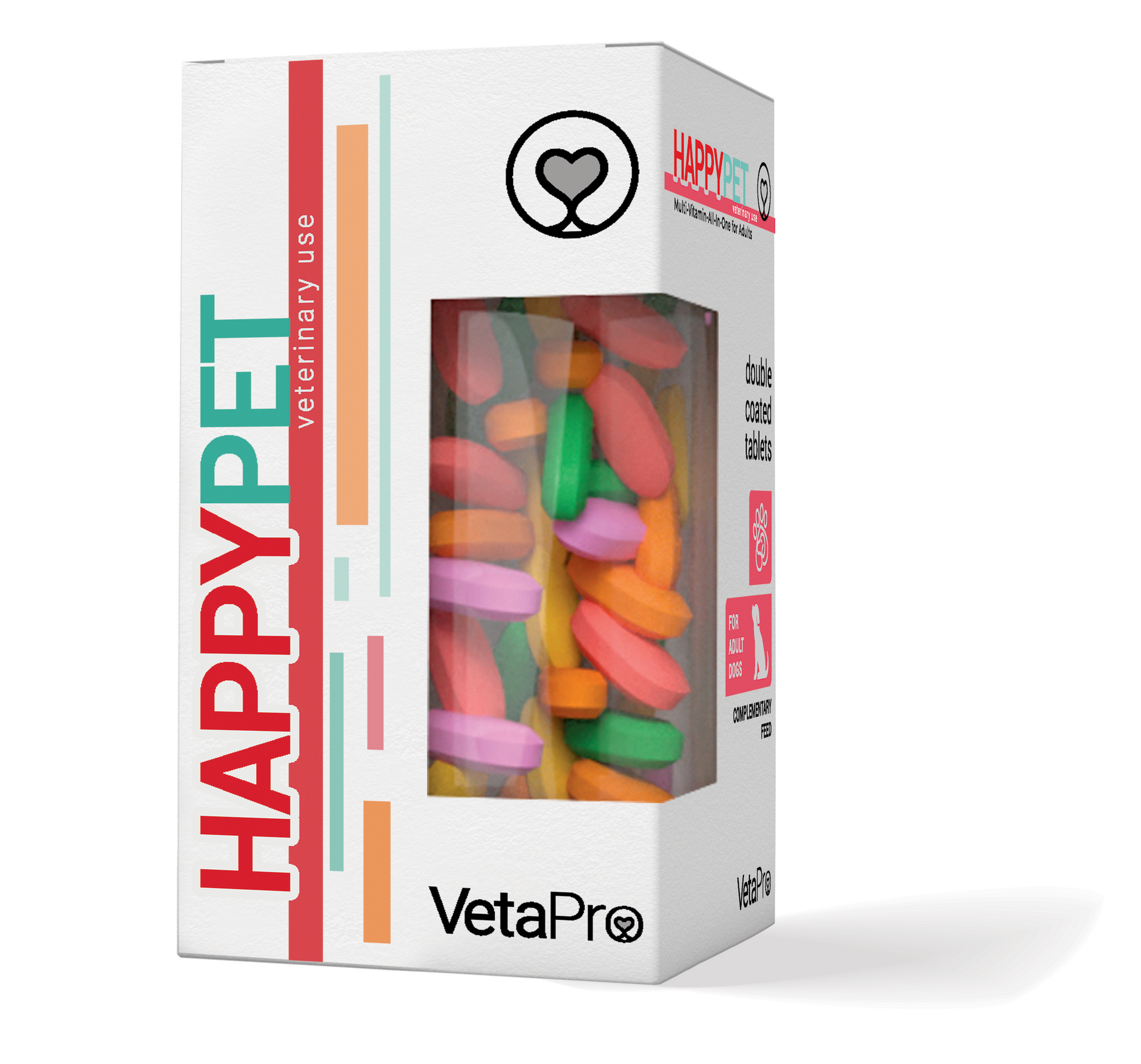 Happy Pet Adult Papildai suaugusioms katėms ir šunims su mikroelementais 95 g