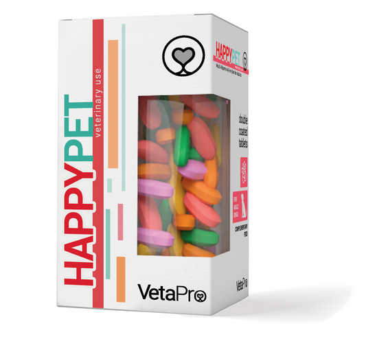 Happy Pet Adult Papildai suaugusioms katėms ir šunims su mikroelementais 95 g