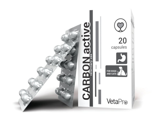 Carbon Active Papildai katėms ir šunims sutrikusiai virškinamojo trakto veiklai 250ml N20