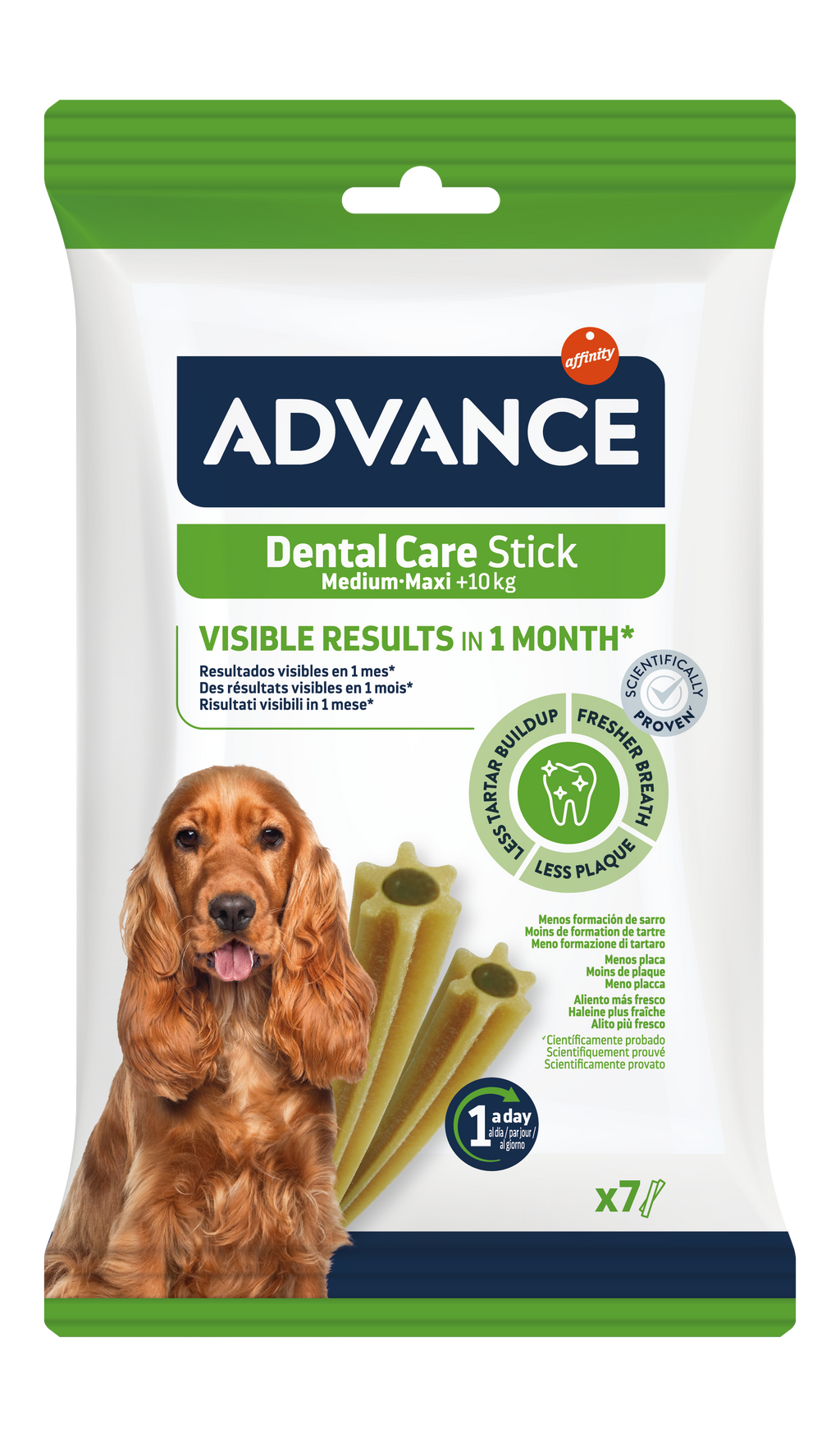 Advance Dental Care Stick Skanėstai šunų dantų priežiūrai 180 g