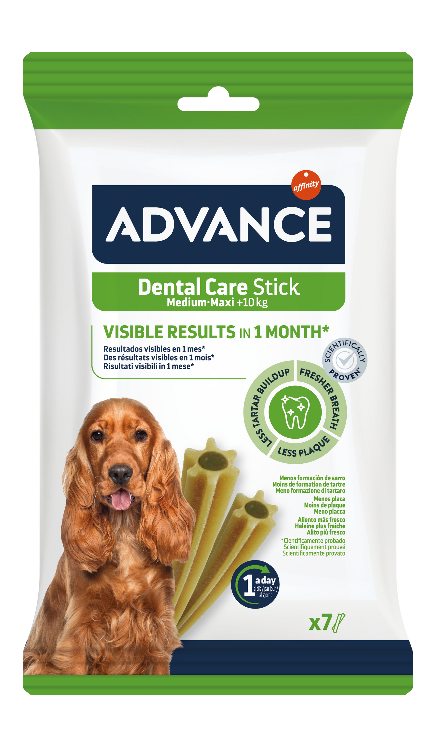 Advance Dental Care Stick Skanėstai šunų dantų priežiūrai 180 g