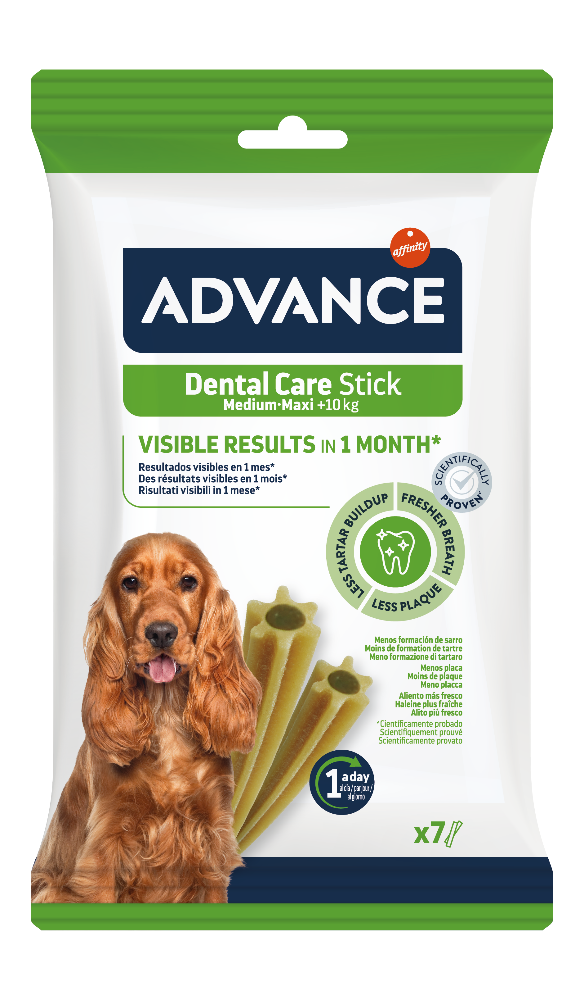 Advance Dental Care Stick Skanėstai šunų dantų priežiūrai 180 g