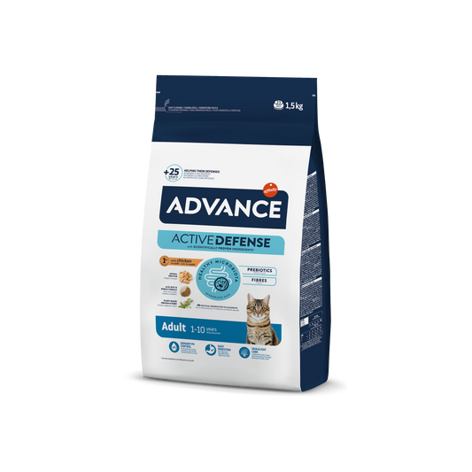 Advance Adult Cat Chicken&Rice Sausas pašaras su vištiena ir ryžiais suaugusioms katėms