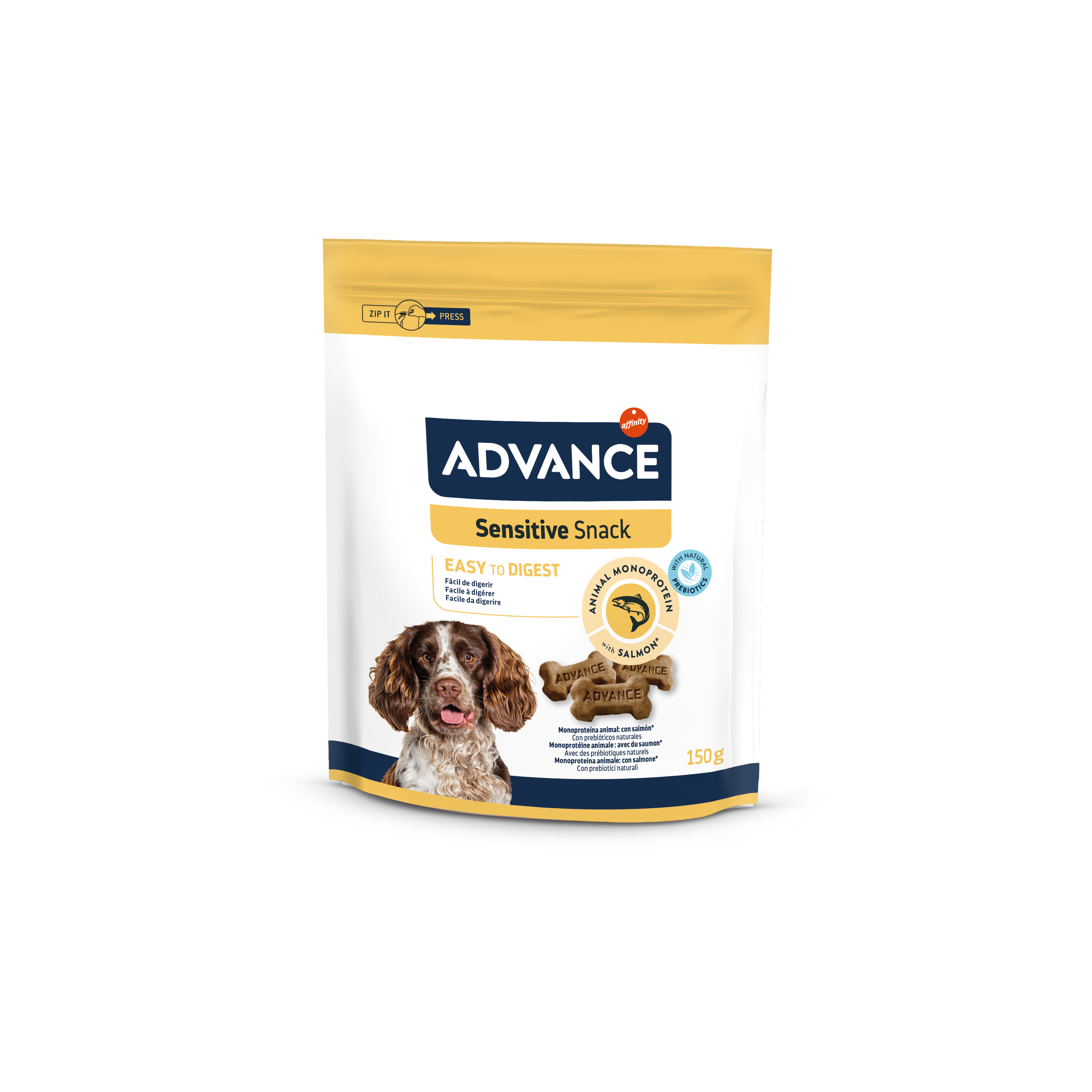 Advance Sensitive Snack Skanėstas jautrų skrandį turintiems šunims 150 g