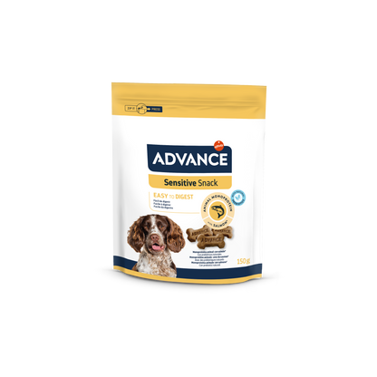 Advance Sensitive Snack Skanėstas jautrų skrandį turintiems šunims 150 g