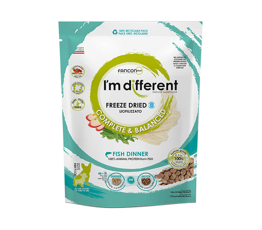 Diff Fish Dinner Liofilizuotas maistas šunims su žuvimi 156 g