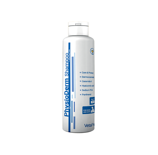 PhysioDerm Shampoo Švelnaus poveikio šampūnas šunims ir katėms 250 ml