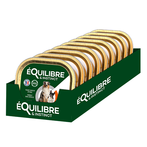 Equilibre Dog Volaille (Paukštiena) 9 x 300g konservai
