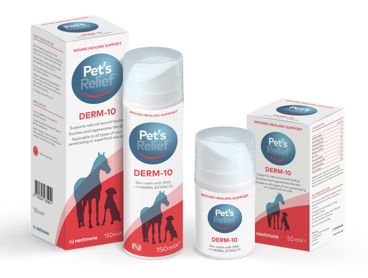 Pet's Relief® Derm10 Kremas odai su cinko oksidu 50 ml