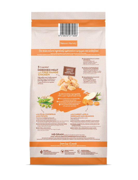 Nature's Variety bezgraudu sterilizēta kaķu barība (ar vistu) 7 kg