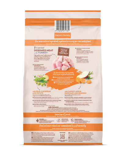 Nature's Variety bezgraudu sterilizētu kaķu sausā barība ar tītaru 7 kg