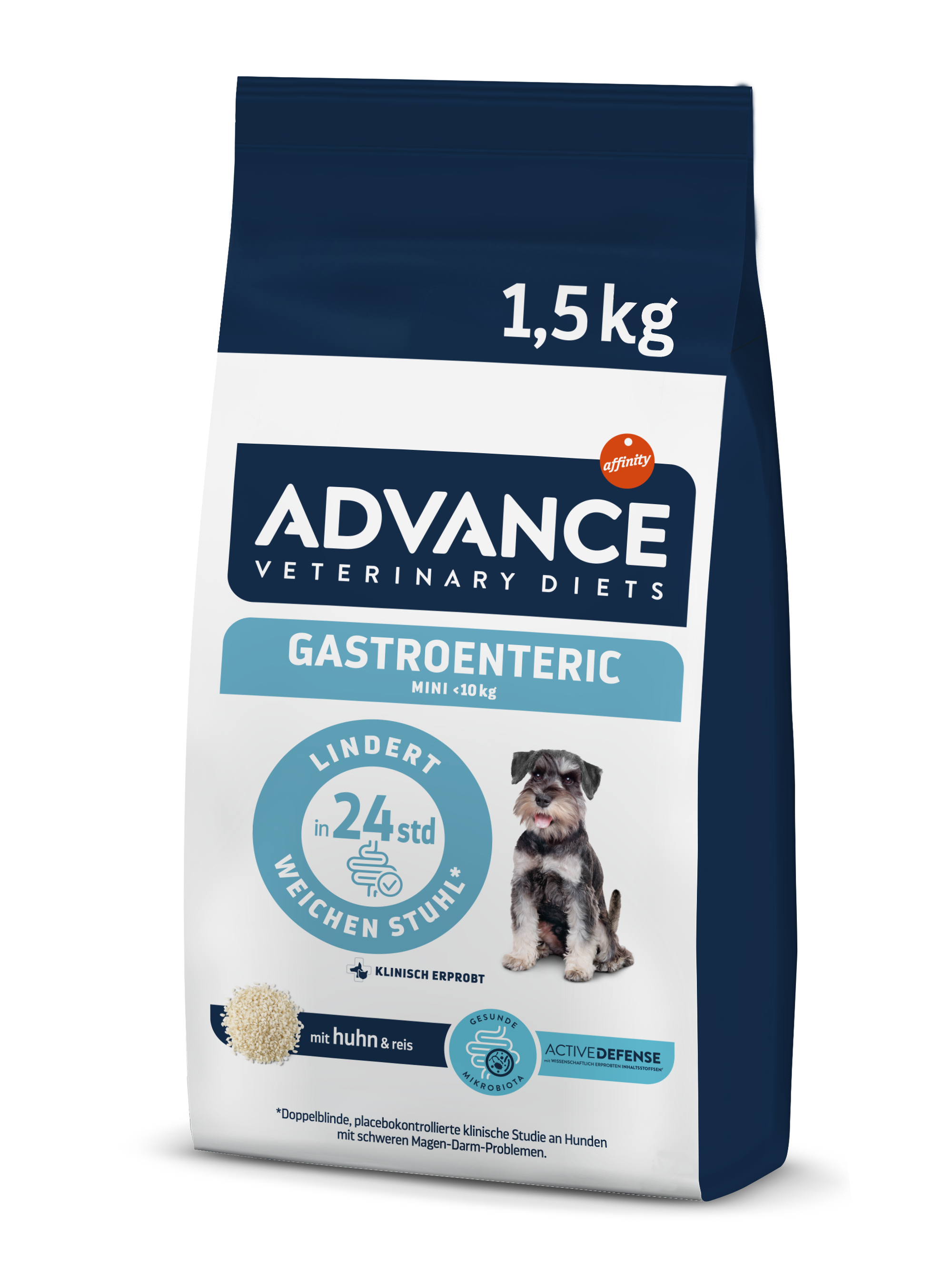 Advance Veterinary Diets Gastroenteric Mini Sausas maistas šunims, turintiems virškinimo trakto problemų 1.5 kg
