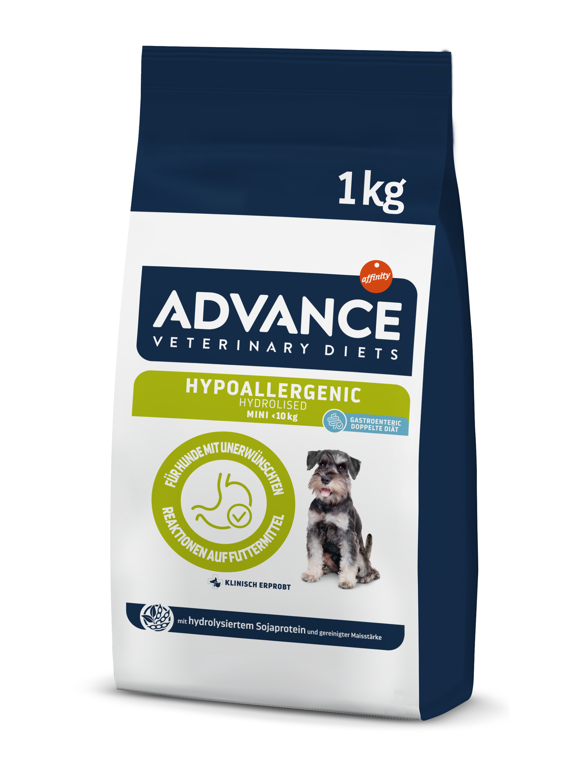 Advance Veterinary Diets Dog Hypoallergenic dog mini Sausas maistas šunims, turintiems alergiją 1 kg