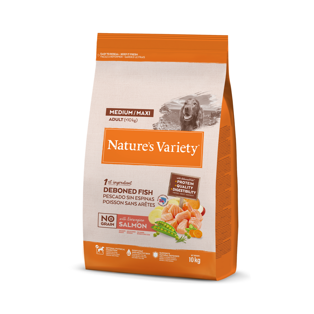No Grain Med/Max Adult (lašiša) 10KG