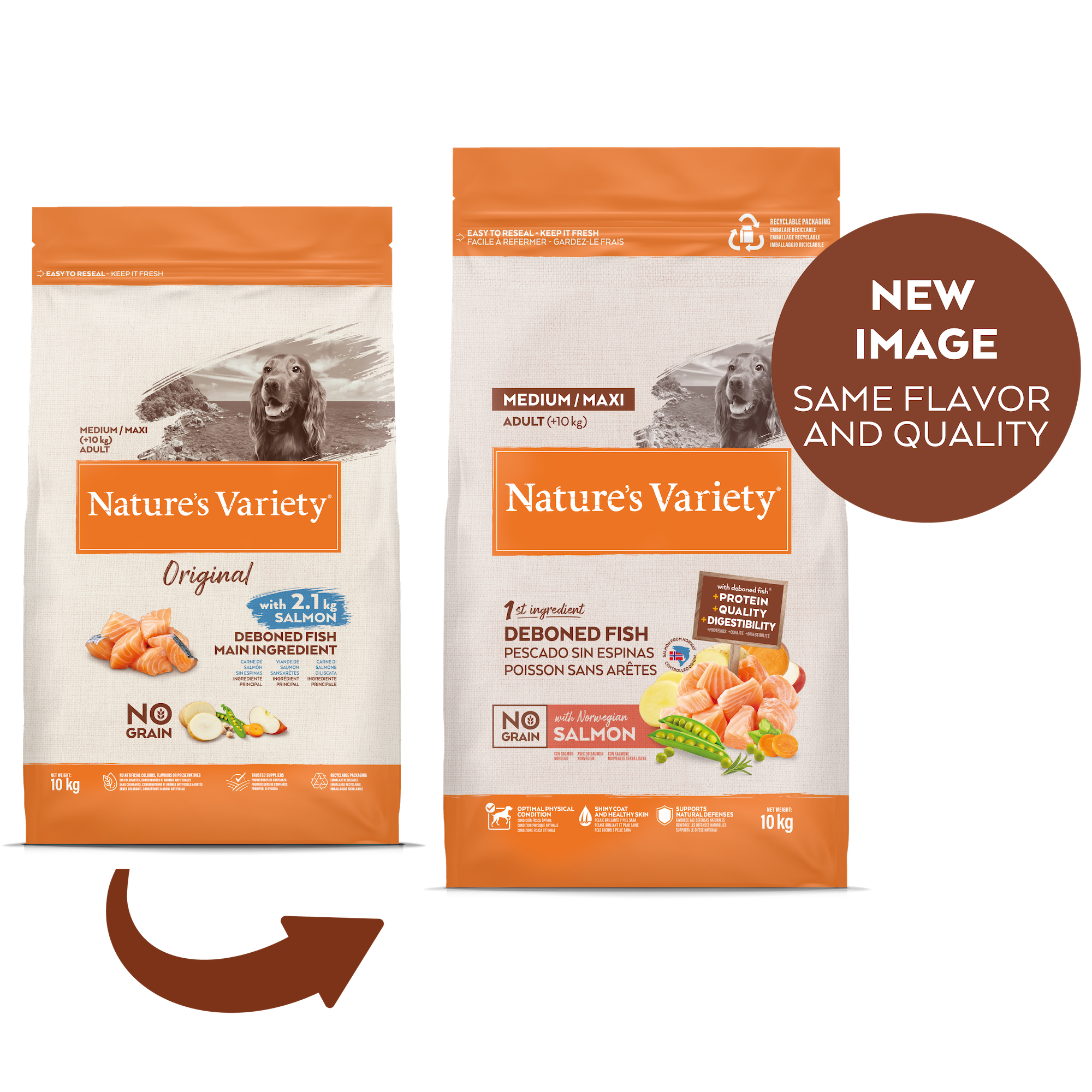 No Grain Med/Max Adult (lašiša) 10KG