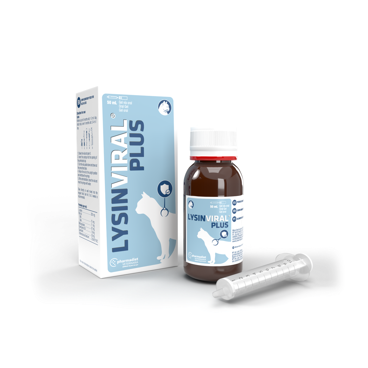 Lysinviral Plus Papildas katės imunitetui stiprinti 50 ml