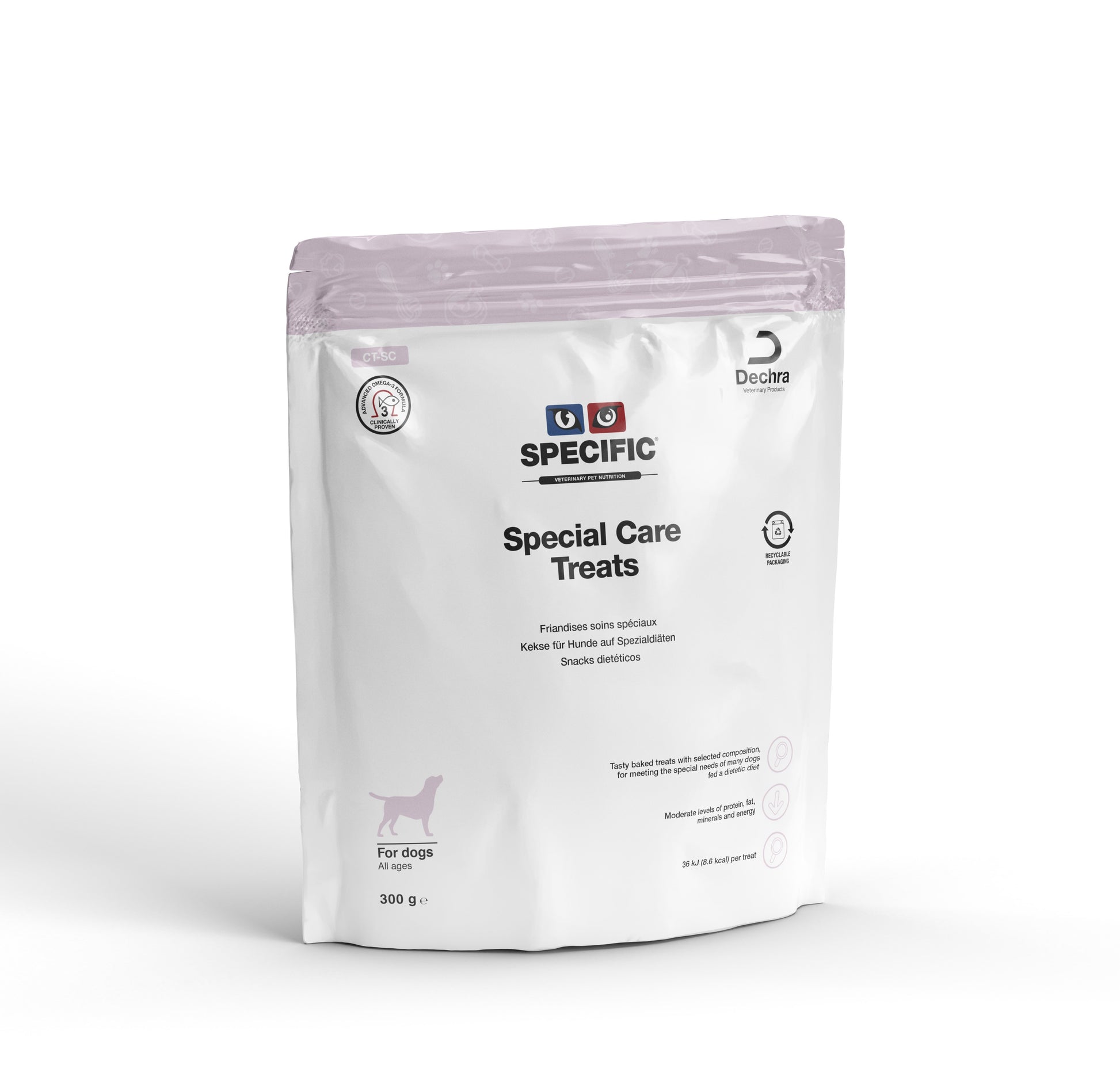 SPECIFIC CT-SC specialios paskirties skanėstai šunims 300 g