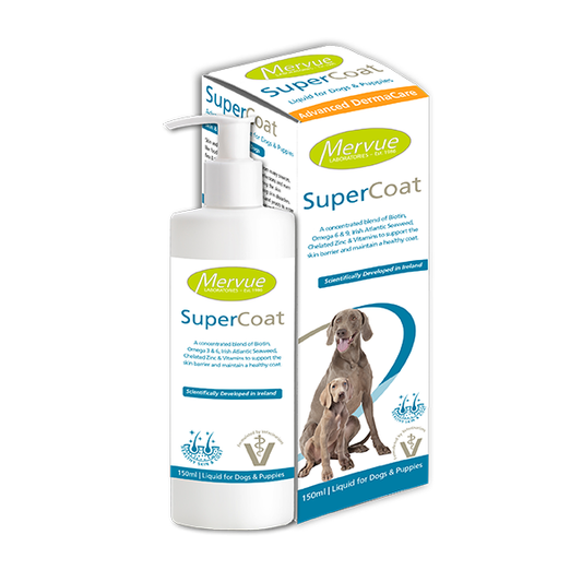 Mervue SuperCoat papildai šunims ir šuniukams, 150 ml
