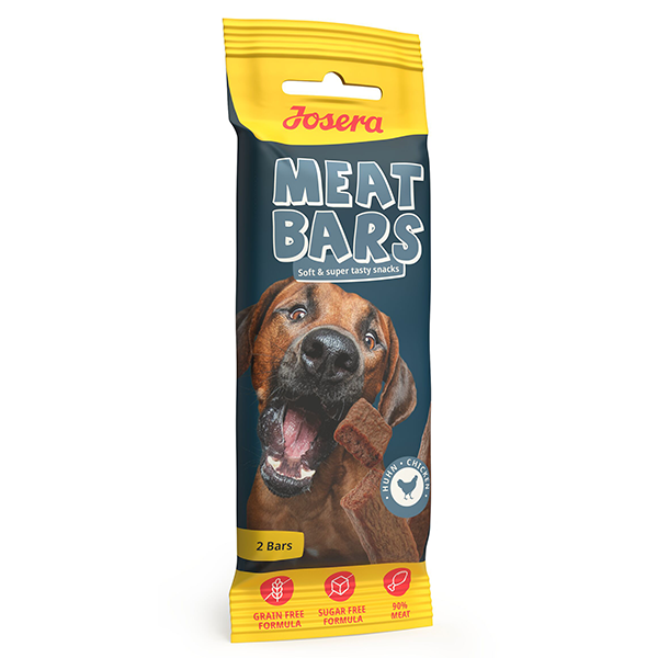 Josera Meat Bars Chicken vištienos skanėstai šunims, 40 g