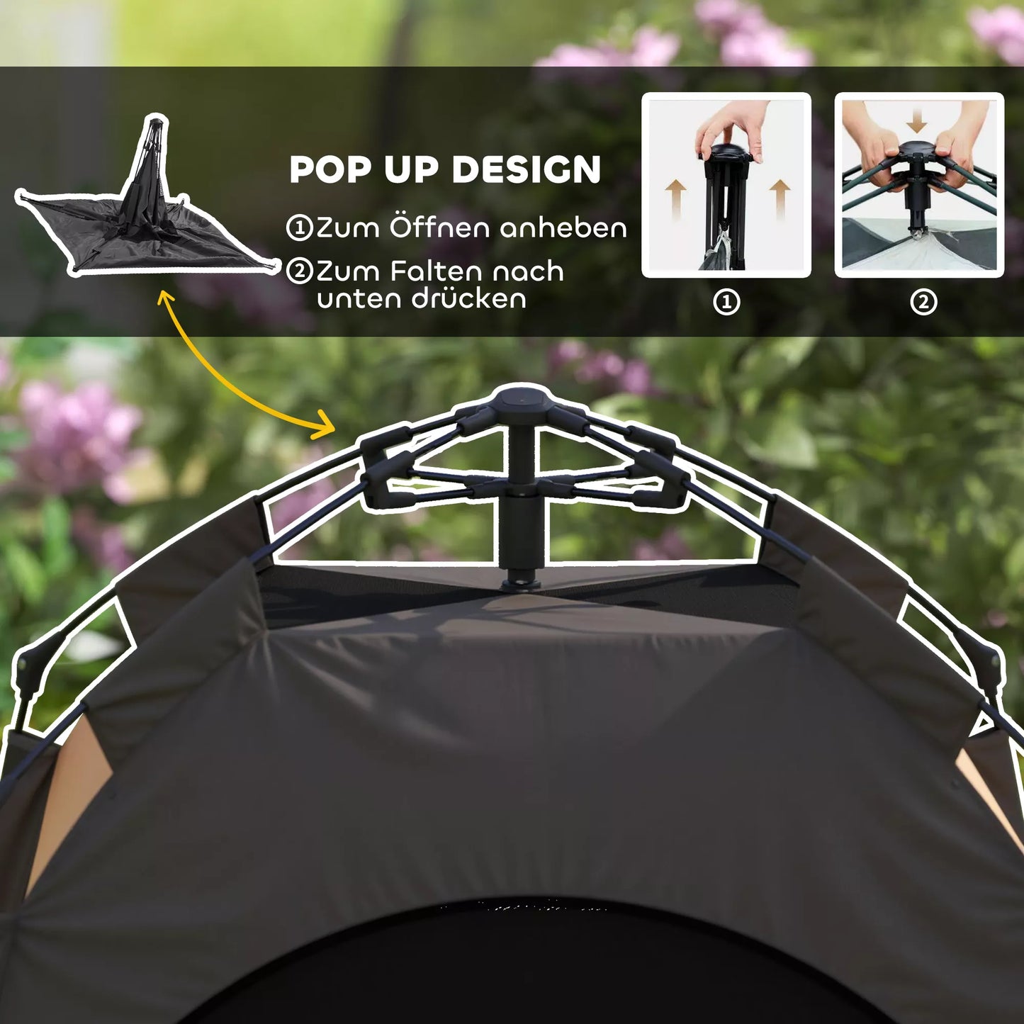 Mājdzīvnieku telts, suņu telts, salokāma, laikapstākļiem izturīga, suņu voljērs, lieliem suņiem, tumši brūna