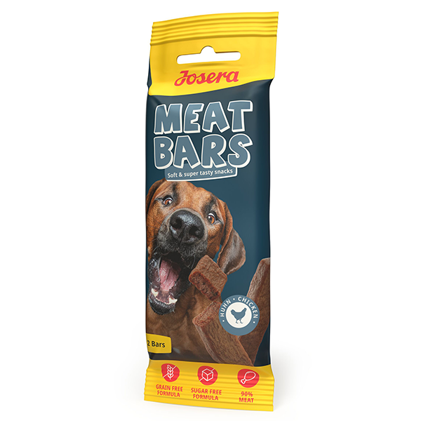 Josera Meat Bars Chicken vištienos skanėstai šunims, 40 g